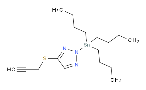 4-(prop-2-yn-1-ylthio)-2-(tributylstannyl)-2H-1,2,3-triazole