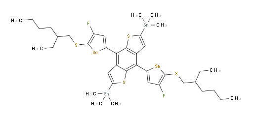 (4,8-bis(5-((2-ethylhexyl)thio)-4-fluoroselenophen-2-yl)benzo[1,2-b:4,5-b']dithiophene-2,6-diyl)bis(trimethylstannane)