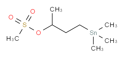 4-(trimethylstannyl)butan-2-yl methanesulfonate