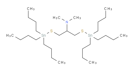 5,5,11,11-tetrabutyl-N,N-dimethyl-6,10-dithia-5,11-distannapentadecan-8-amine