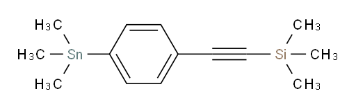 trimethyl((4-(trimethylstannyl)phenyl)ethynyl)silane