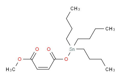 methyl (tributylstannyl) maleate