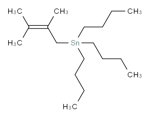 tributyl(2,3-dimethylbut-2-en-1-yl)stannane