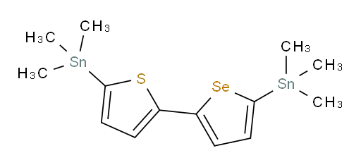 trimethyl(5-(5-(trimethylstannyl)selenophen-2-yl)thiophen-2-yl)stannane
