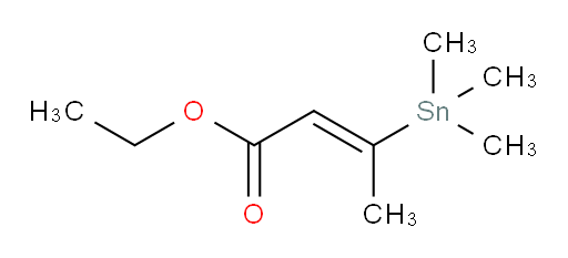 (E)-ethyl 3-(trimethylstannyl)but-2-enoate
