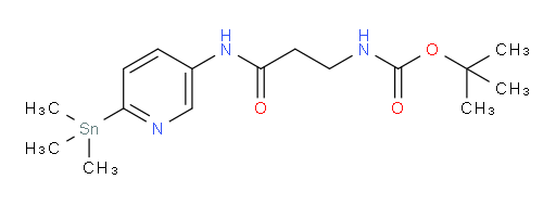 tert-butyl (3-oxo-3-((6-(trimethylstannyl)pyridin-3-yl)amino)propyl)carbamate