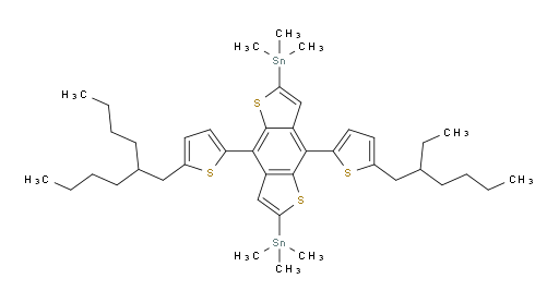 (4-(5-(2-丁基己基)噻吩-2-基)-8-(5-(2-乙基己基)噻吩-2-基)苯并[1,2-b:4,5-b']二噻吩-2,6-二基)双(三甲基锡烷)