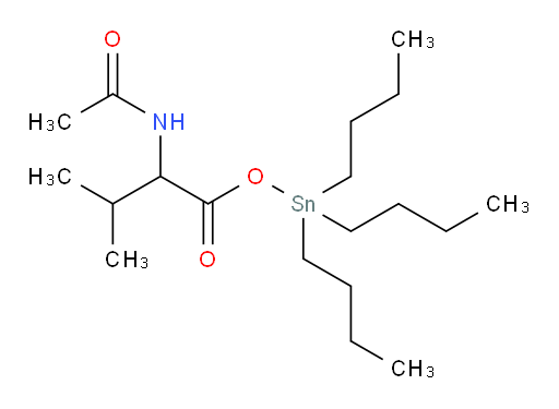 tributylstannyl 2-acetamido-3-methylbutanoate
