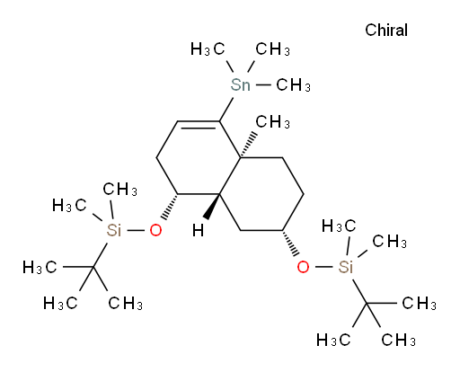 (((1R,4aS,7S,8aS)-4a-methyl-4-(trimethylstannyl)-1,2,4a,5,6,7,8,8a-octahydronaphthalene-1,7-diyl)bis(oxy))bis(tert-butyldimethylsilane)