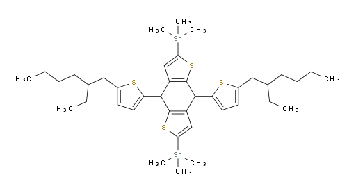 (4,8-bis(5-(2-ethylhexyl)thiophen-2-yl)-4,8-dihydrobenzo[1,2-b:4,5-b']dithiophene-2,6-diyl)bis(trimethylstannane)