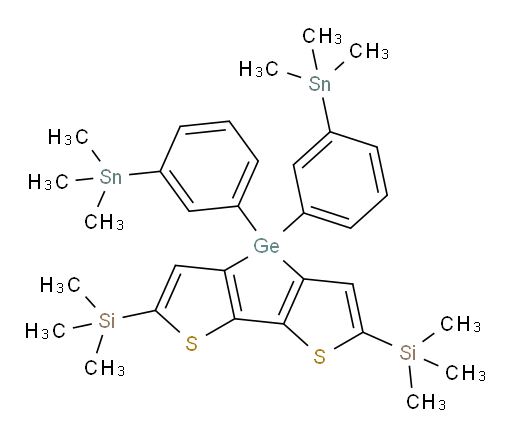 (4,4-bis(3-(trimethylstannyl)phenyl)-4H-germolo[3,2-b:4,5-b']dithiophene-2,6-diyl)bis(trimethylsilane)