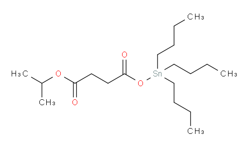 isopropyl (tributylstannyl) succinate