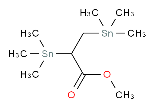 methyl 2,3-bis(trimethylstannyl)propanoate
