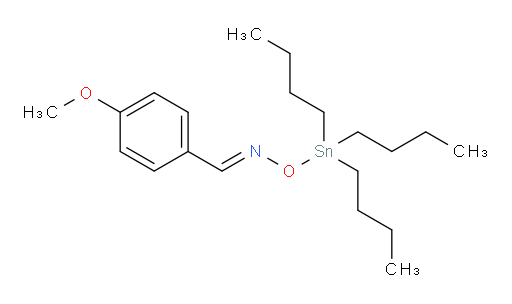 (E)-4-methoxybenzaldehyde O-tributylstannyl oxime