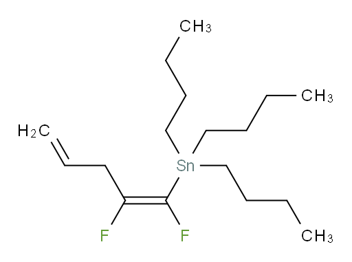 (E)-三丁基(1,2-二氟戊-1,4-二烯-1-基)锡烷