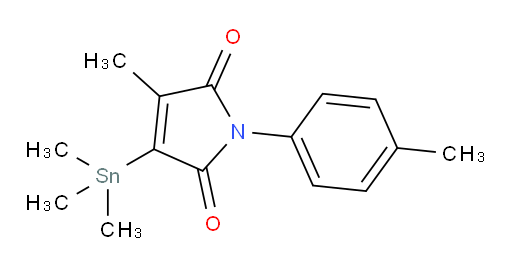 3-甲基-1-(对甲苯基)-4-(三甲基锡基)-1H-吡咯-2,5-二酮