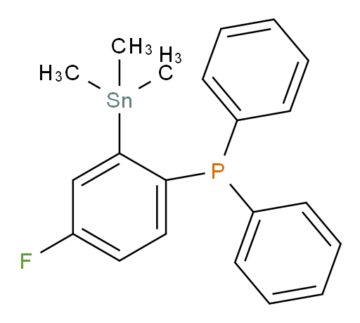 (4-fluoro-2-(trimethylstannyl)phenyl)diphenylphosphine