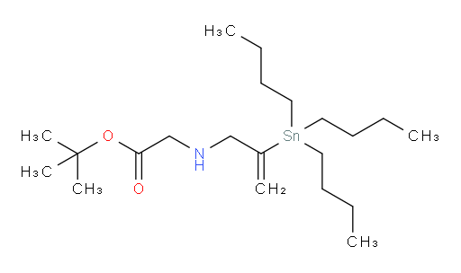tert-butyl 2-((2-(tributylstannyl)allyl)amino)acetate