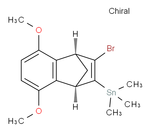 ((1R,4S)-3-bromo-5,8-dimethoxy-1,4-dihydro-1,4-methanonaphthalen-2-yl)trimethylstannane