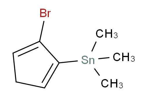 (5-bromocyclopenta-1,4-dien-1-yl)trimethylstannane
