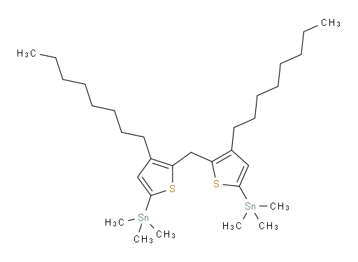 bis(3-octyl-5-(trimethylstannyl)thiophen-2-yl)methane