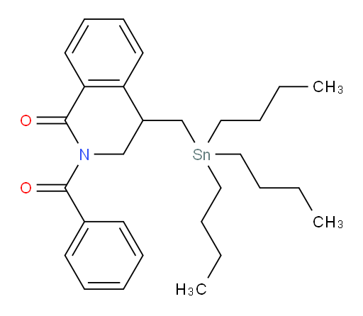 2-benzoyl-4-((tributylstannyl)methyl)-3,4-dihydroisoquinolin-1(2H)-one