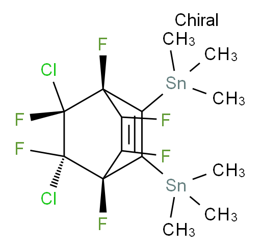 ((1R,4S,7S,8R)-7,8-dichloro-1,4,5,6,7,8-hexafluorobicyclo[2.2.2]octa-2,5-diene-2,3-diyl)bis(trimethylstannane)
