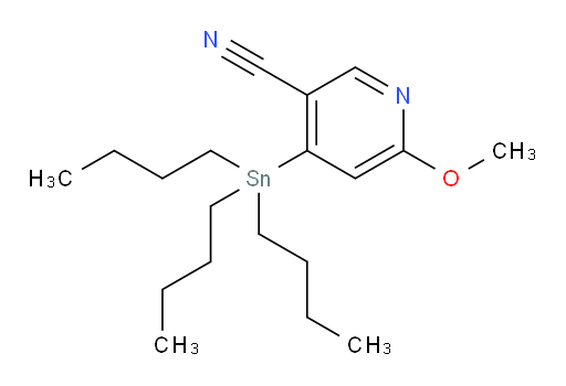 6-methoxy-4-(tributylstannyl)nicotinonitrile