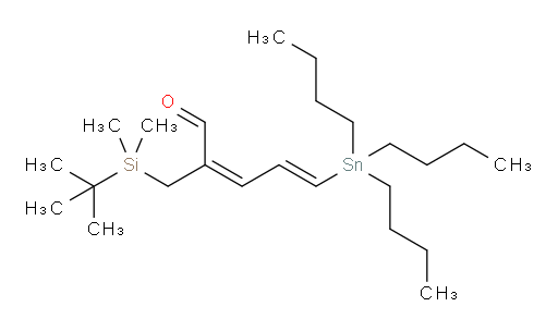 (2E,4E)-2-((tert-butyldimethylsilyl)methyl)-5-(tributylstannyl)penta-2,4-dienal