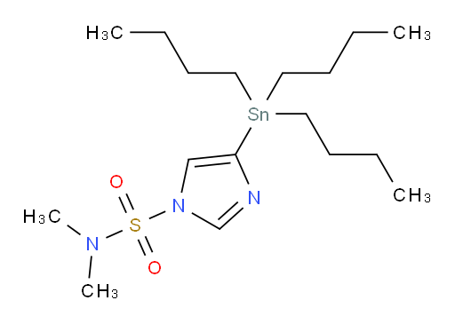 N,N-二甲基-4-(三丁基锡基)-1H-咪唑-1-磺酰胺