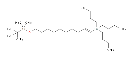 (E)-tert-butyldimethyl((10-(tributylstannyl)dec-9-en-1-yl)oxy)silane