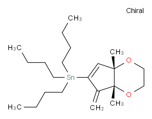 tributyl((4aR,7aS)-4a,7a-dimethyl-5-methylene-3,4a,5,7a-tetrahydro-2H-cyclopenta[b][1,4]dioxin-6-yl)stannane