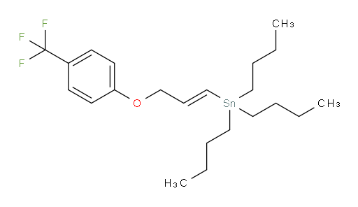 (E)-tributyl(3-(4-(trifluoromethyl)phenoxy)prop-1-en-1-yl)stannane