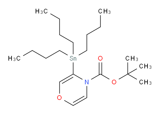 tert-butyl 3-(tributylstannyl)-4H-1,4-oxazine-4-carboxylate