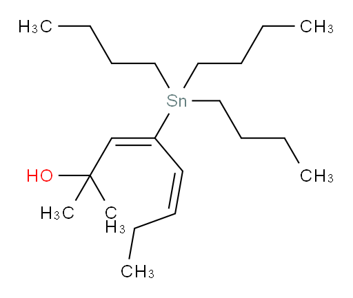 (3E,5Z)-2-methyl-4-(tributylstannyl)octa-3,5-dien-2-ol