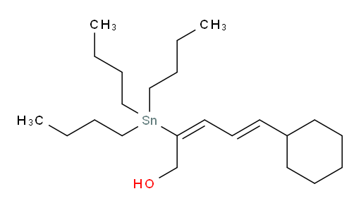 (2E,4E)-5-cyclohexyl-2-(tributylstannyl)penta-2,4-dien-1-ol
