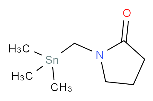 1-((trimethylstannyl)methyl)pyrrolidin-2-one