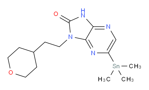 1-(2-(tetrahydro-2H-pyran-4-yl)ethyl)-6-(trimethylstannyl)-1H-imidazo[4,5-b]pyrazin-2(3H)-one