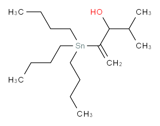 4-methyl-2-(tributylstannyl)pent-1-en-3-ol