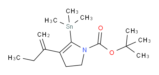 tert-butyl 4-(but-1-en-2-yl)-5-(trimethylstannyl)-2,3-dihydro-1H-pyrrole-1-carboxylate