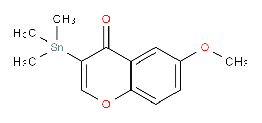 6-methoxy-3-(trimethylstannyl)-4H-chromen-4-one