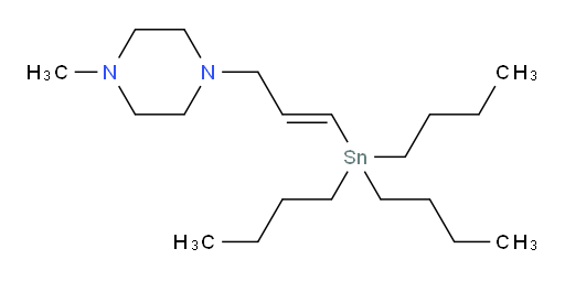 (E)-1-methyl-4-(3-(tributylstannyl)allyl)piperazine