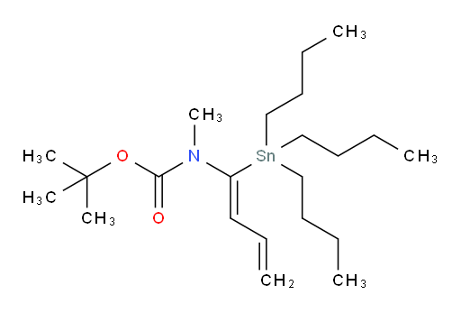 (Z)-tert-butyl methyl(1-(tributylstannyl)buta-1,3-dien-1-yl)carbamate