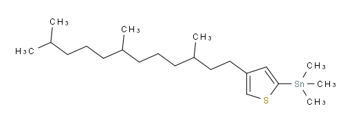 trimethyl(4-(3,7,11-trimethyldodecyl)thiophen-2-yl)stannane