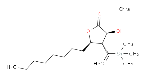 (3S,4S,5R)-3-hydroxy-5-octyl-4-(1-(trimethylstannyl)vinyl)dihydrofuran-2(3H)-one