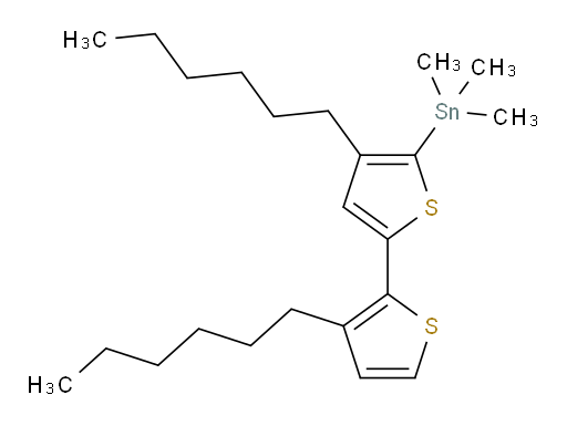 (3',4-dihexyl-[2,2'-bithiophen]-5-yl)trimethylstannane