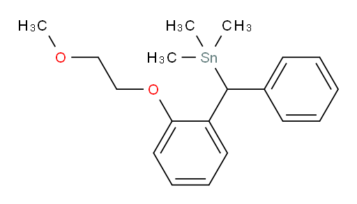 ((2-(2-methoxyethoxy)phenyl)(phenyl)methyl)trimethylstannane