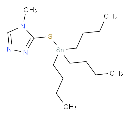 4-methyl-3-((tributylstannyl)thio)-4H-1,2,4-triazole