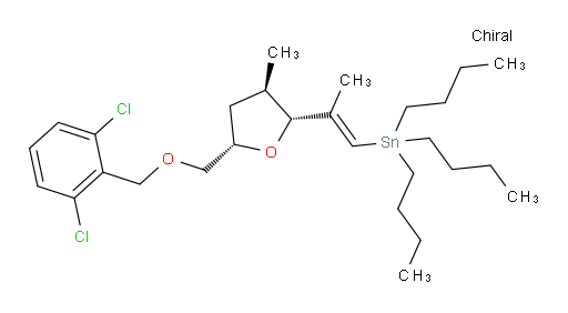 tributyl((E)-2-((2R,3R,5S)-5-(((2,6-dichlorobenzyl)oxy)methyl)-3-methyltetrahydrofuran-2-yl)prop-1-en-1-yl)stannane