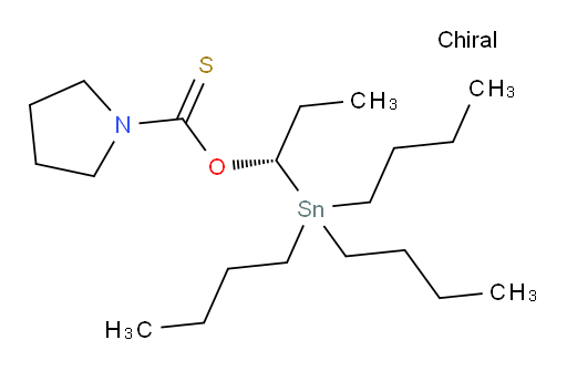 (S)-O-(1-(tributylstannyl)propyl) pyrrolidine-1-carbothioate